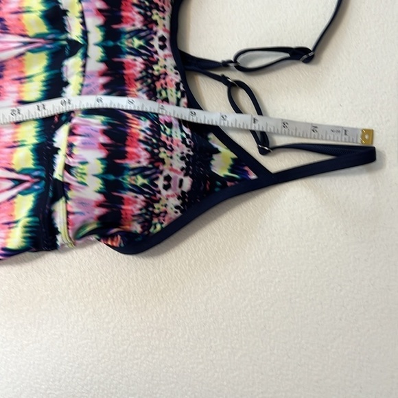 Athleta Shorebreak Athletc/Swim Racer Back Ikat Print Dress Built in Bra Sz S - Picture 6 of 10